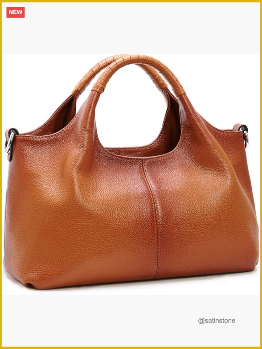 Genuine Leather Shoulder Bag Satchel Crossbody Hobo Tote